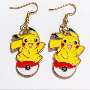 Pikachu Pokémon Dangle Earrings
